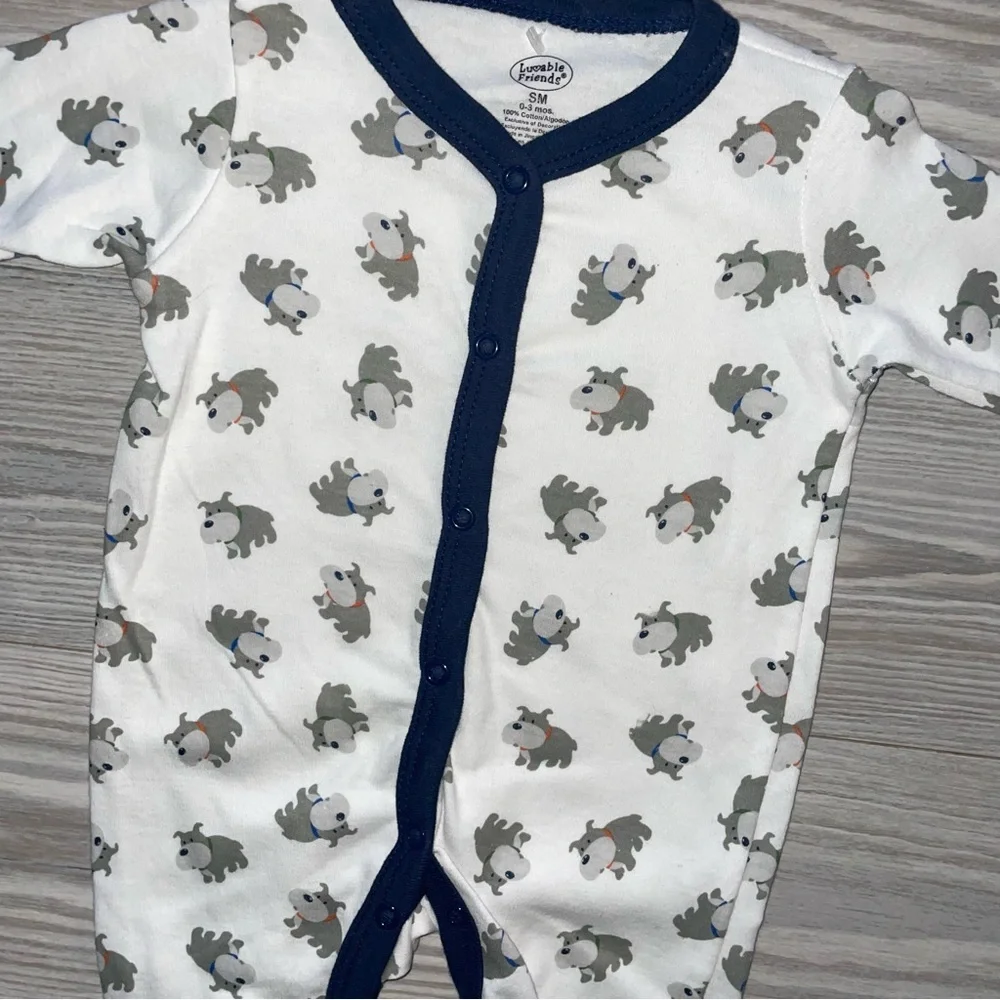Lovable Friends Baby Boys 0-3 Month Sleep and Play Sleeper
